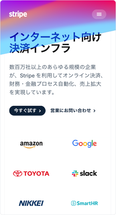 stripe メインビジュアル