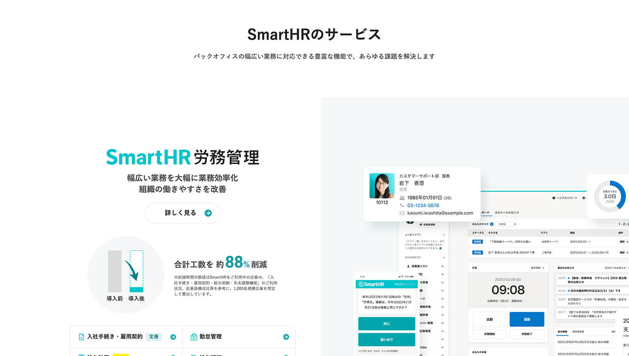 SmartHR プロダクト・機能